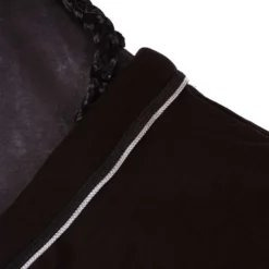 HKM Fleecedeken Met Kraag Zwart