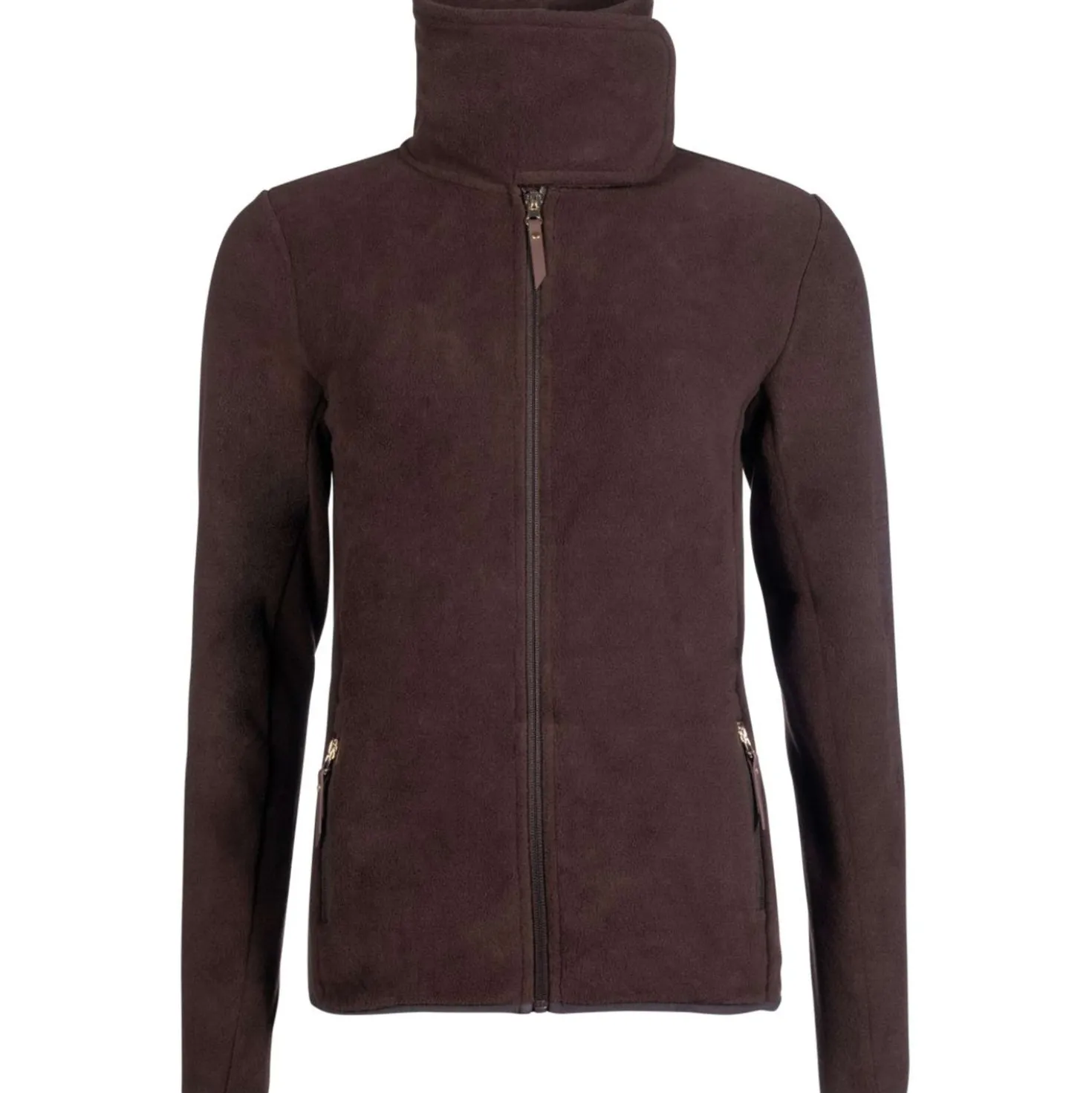 HKM Fleecevest Basil Donkerbruin