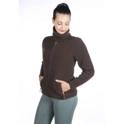 HKM Fleecevest Basil Donkerbruin