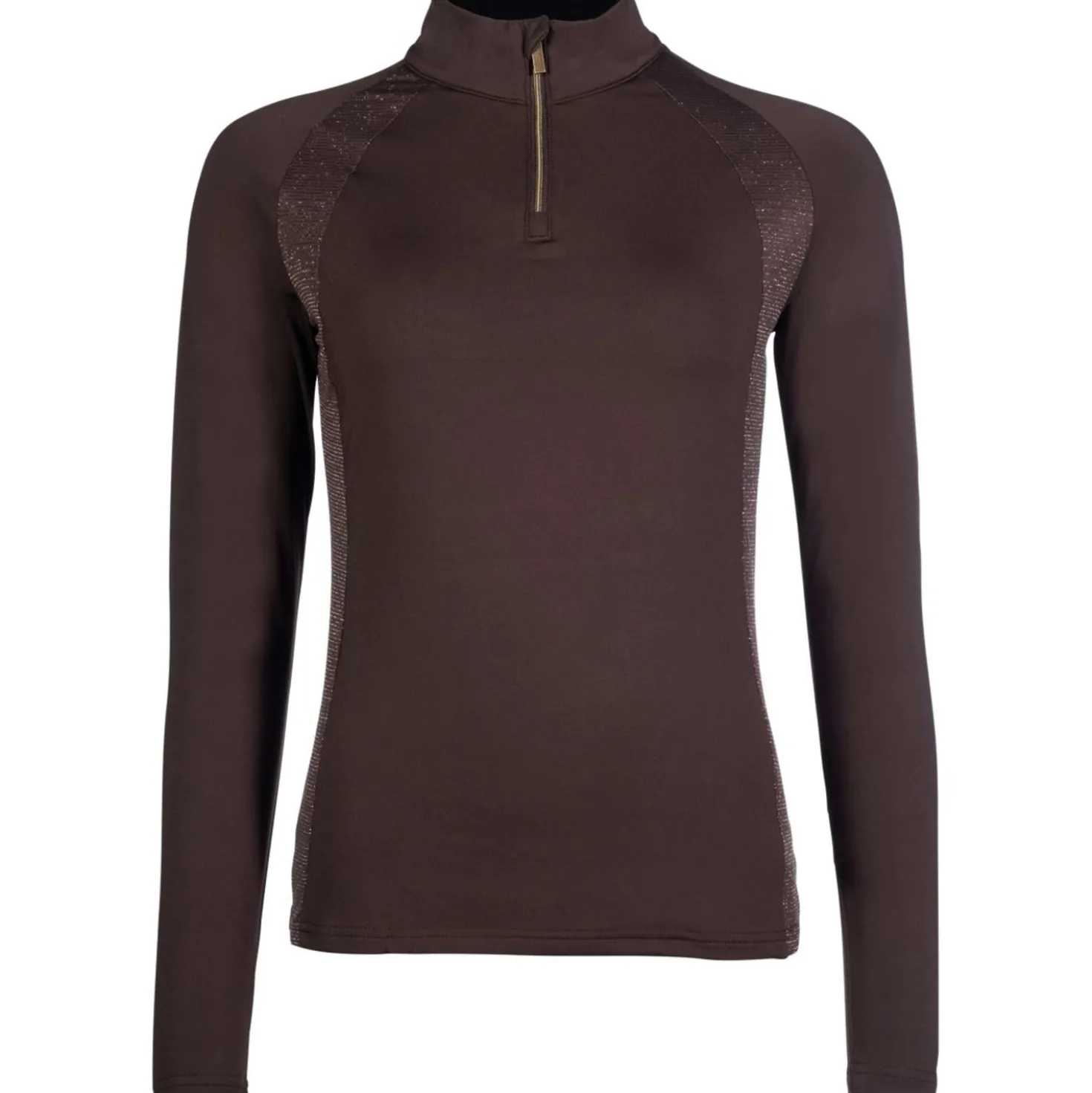 HKM Functioneel Shirt Basil Donkerbruin