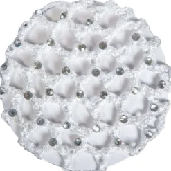 HKM Haarnetje met Siersteentjes Wit