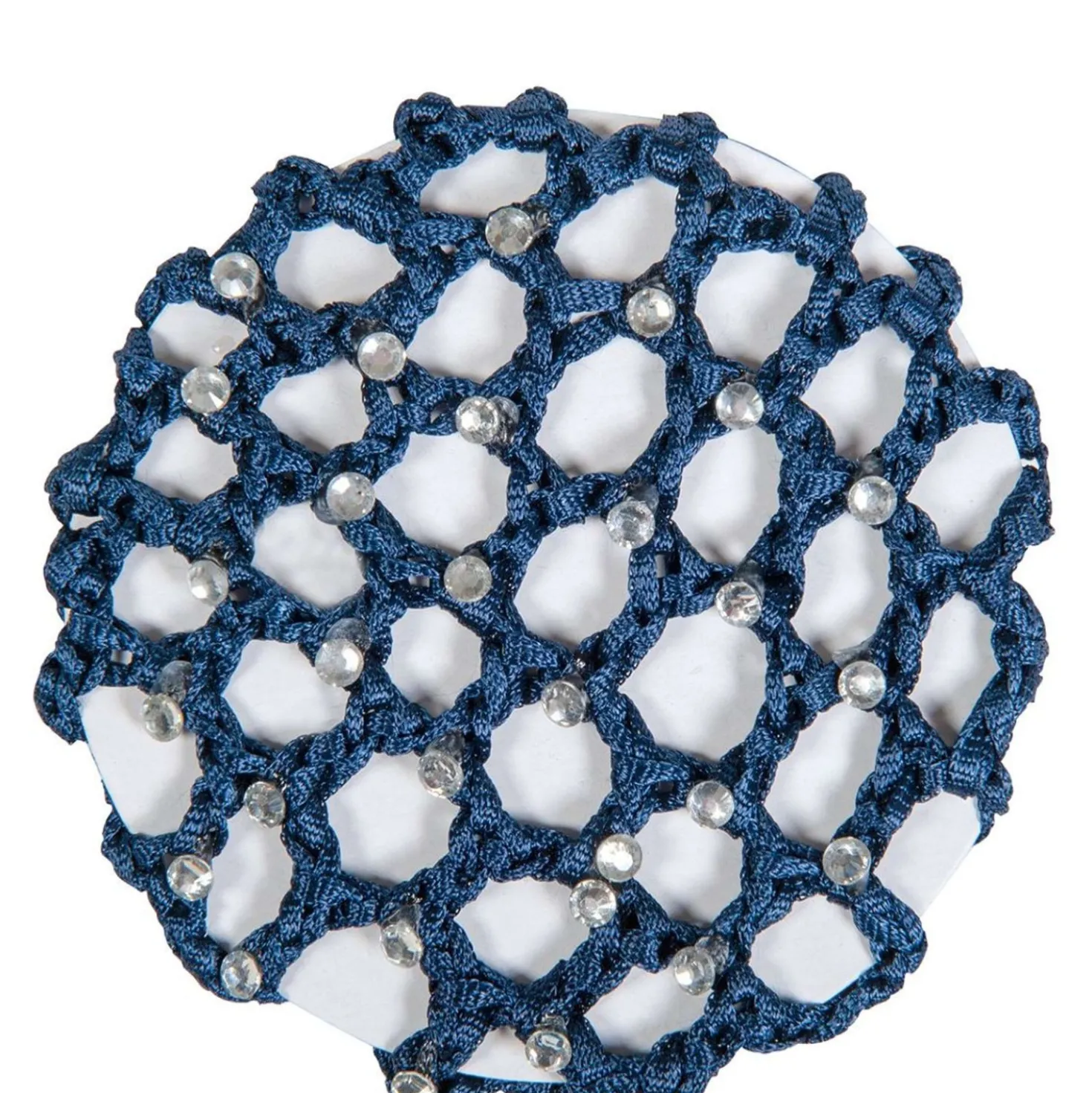 HKM Haarnetje met Siersteentjes Donkerblauw