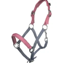 HKM Halster Barnie Rookblauw/Roze