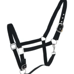 HKM Halster Charming Zacht Onderlegd Zwart