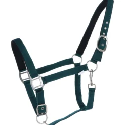 HKM Halster Charming Zacht Onderlegd Hunting Green
