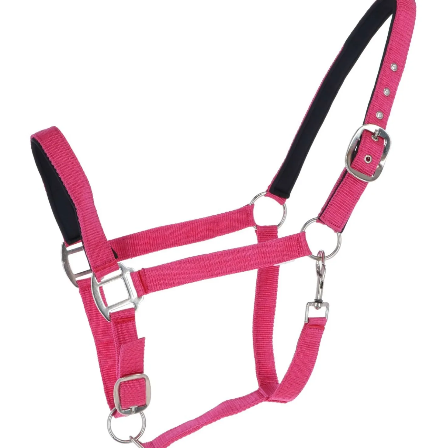 HKM Halster Charming Zacht Onderlegd Fuchsia