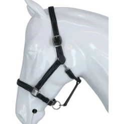 HKM Halster Soft Leer Zwart