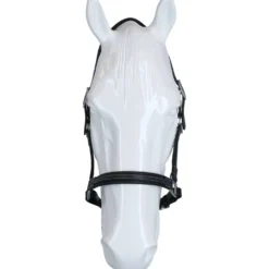 HKM Halster Soft Leer Zwart