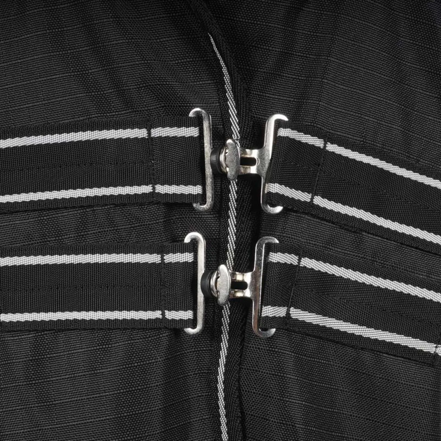 HKM High Neck Deken Innsbruck 200g Zwart