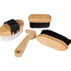 HKM Hobby Horsing Borstelset Naturel