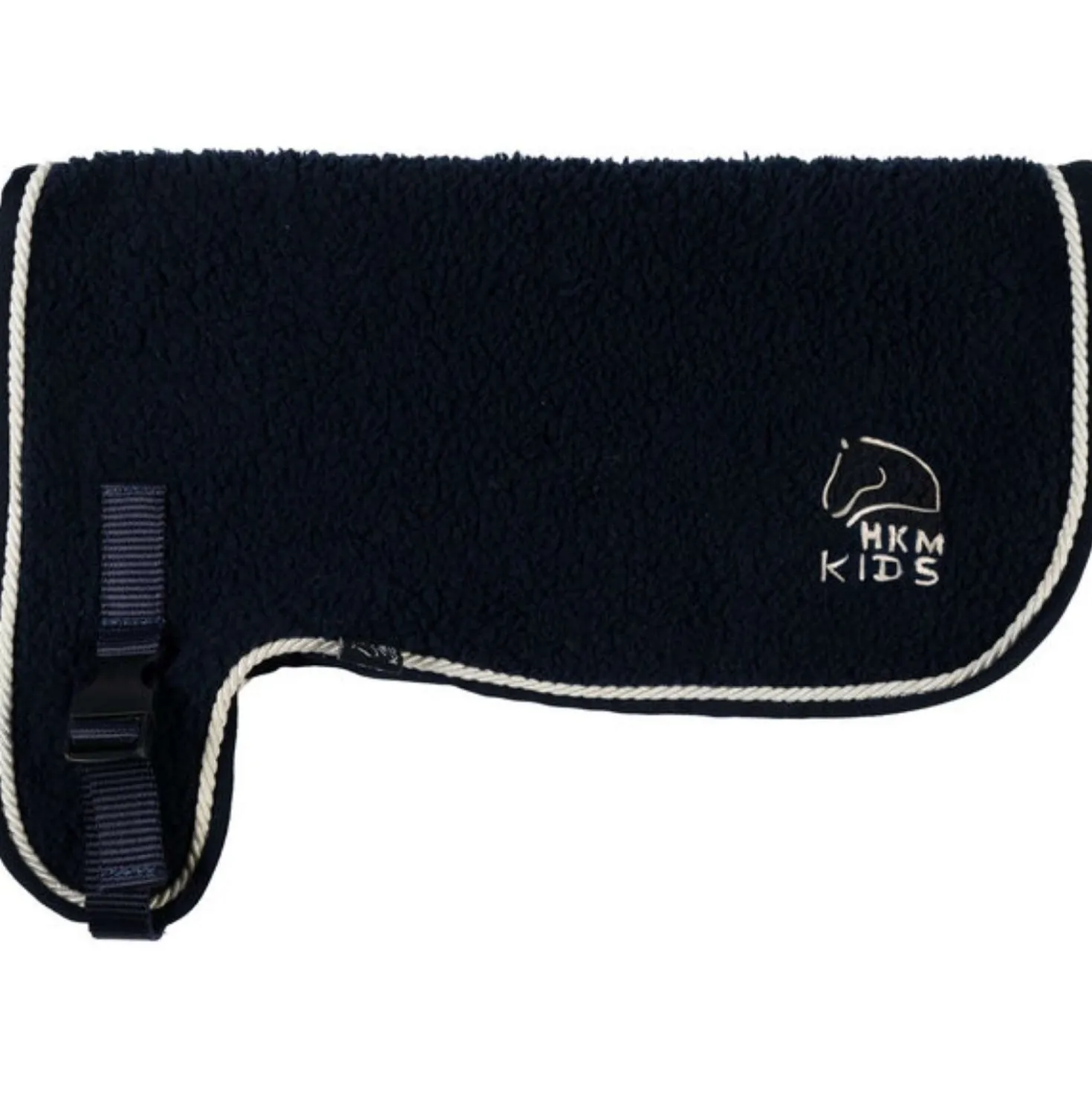 HKM Hobby Horsing Deken Teddy Donkerblauw