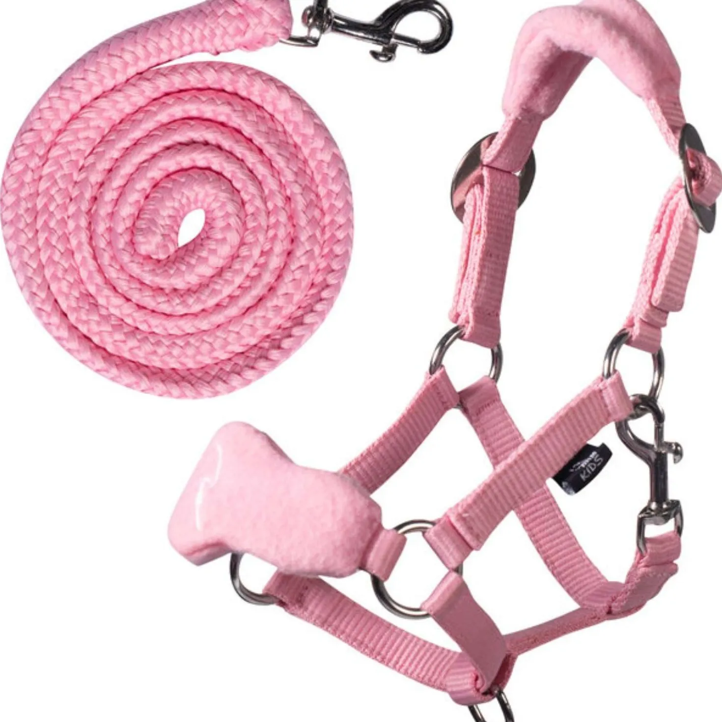 HKM Hobby Horsing Fleece Halster Roze