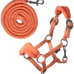 HKM Hobby Horsing Fleece Halster Oranje