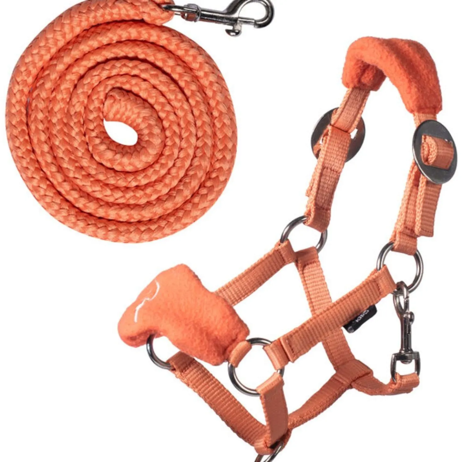 HKM Hobby Horsing Fleece Halster Oranje