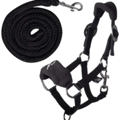 HKM Hobby Horsing Fleece Halster Zwart