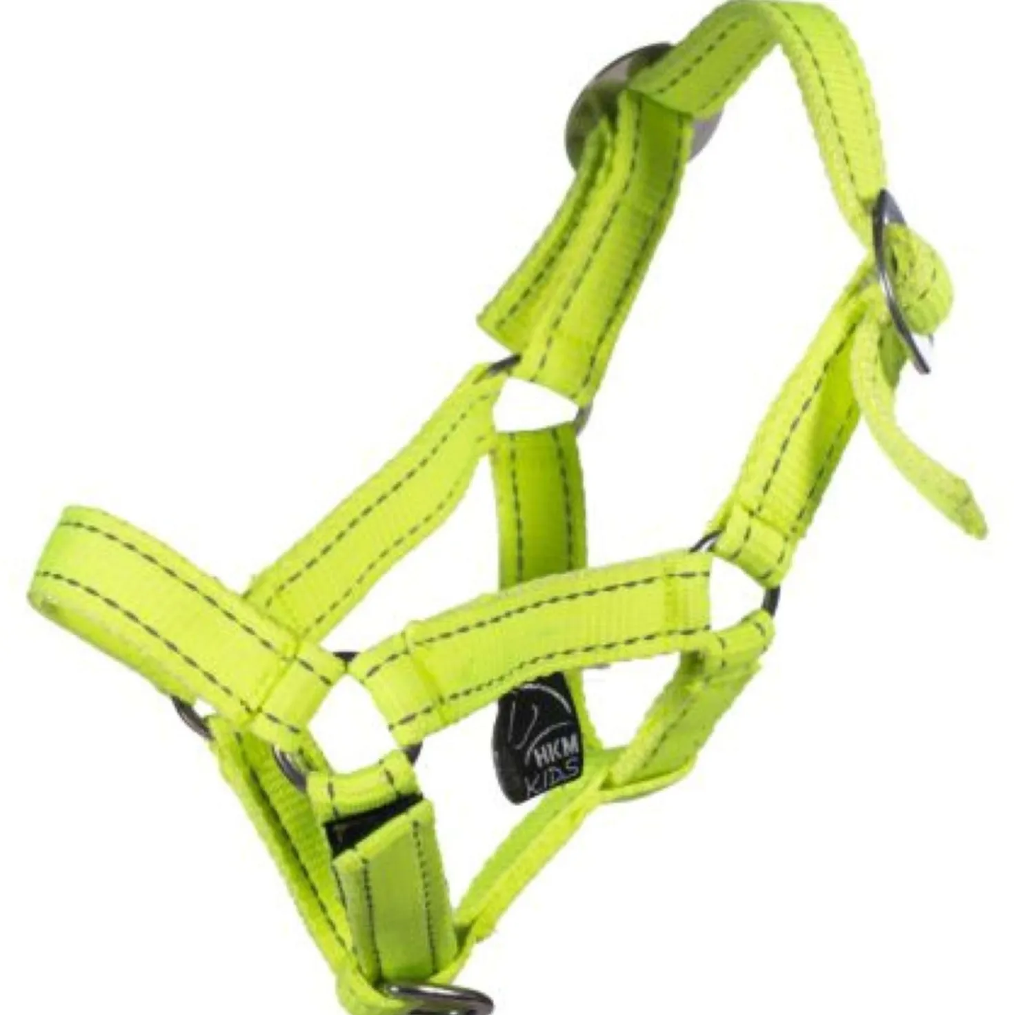 HKM Hobby Horsing Halster Reflective Neon Geel