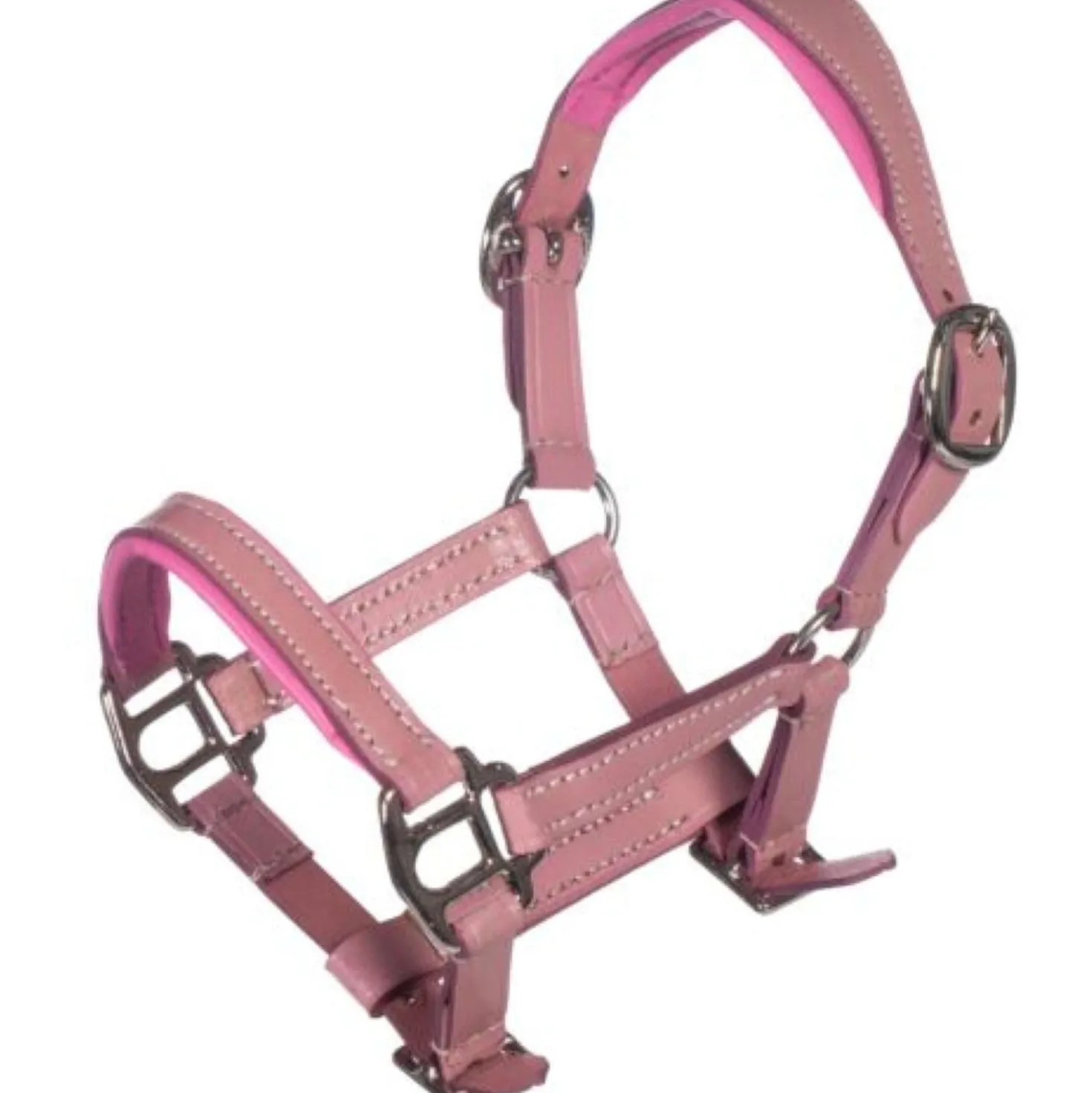 HKM Hobby Horsing Leren Halster Roze
