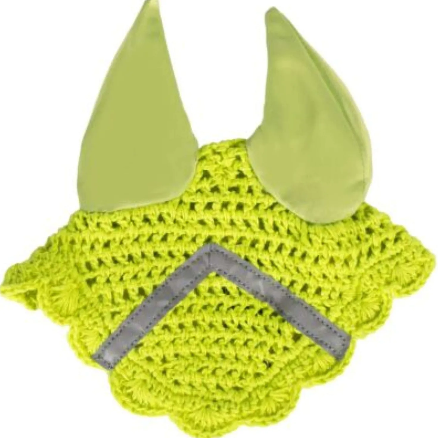 HKM Hobby Horsing Oornetje Reflective Neon Geel