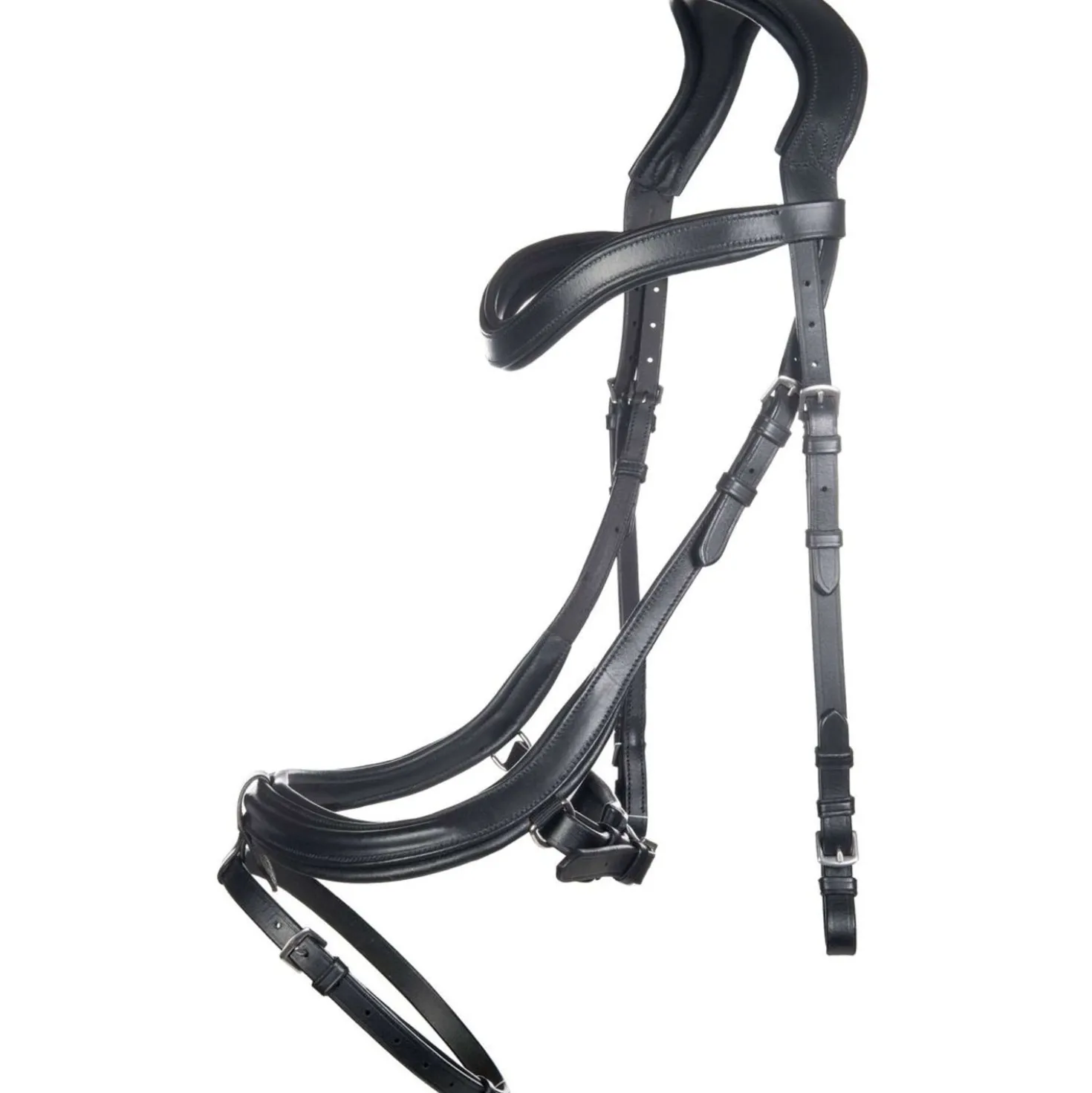 HKM Hoofdstel Anatomic Zwart
