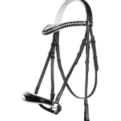 HKM Hoofdstel Carolin Zwart/Wit