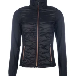 HKM Jas Prag Nylon Zwart/Rosegoud