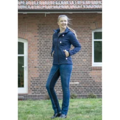 HKM Jodhpur Rijbroek Summer Denim Jeans Blauw/Donker blauw