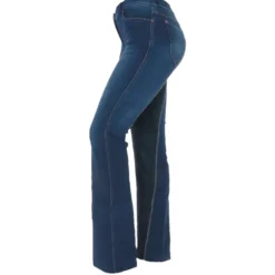 HKM Jodhpur Rijbroek Summer Denim Jeans Blauw/Donker blauw