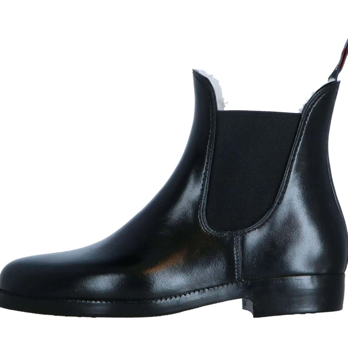 HKM Jodhpurs uit Rubber met Teddyvoering Zwart