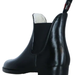 HKM Jodhpurs uit Rubber met Teddyvoering Zwart