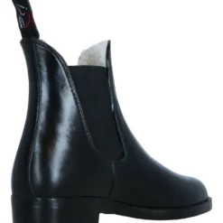 HKM Jodhpurs uit Rubber met Teddyvoering Zwart