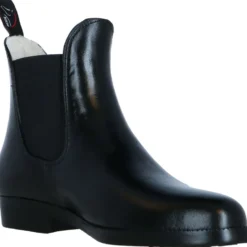 HKM Jodhpurs uit Rubber met Teddyvoering Zwart