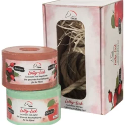 HKM Liksteen Lolly Lick Set van 2 Rozenbottel/Appel
