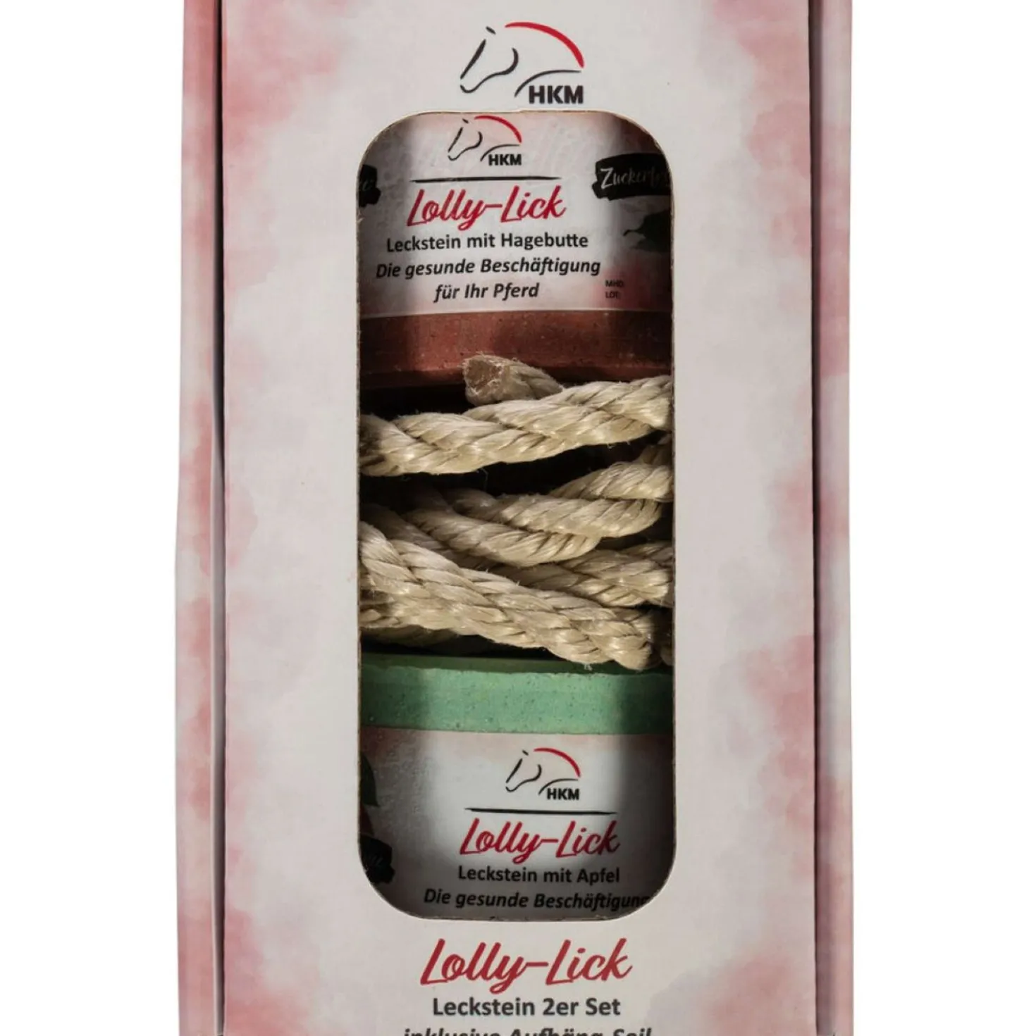 HKM Liksteen Lolly Lick Set van 2 Rozenbottel/Appel