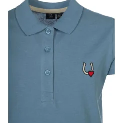 HKM Poloshirt Claire Rook Blauw
