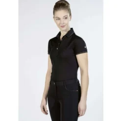HKM Poloshirt Rosegold Glamour Zwart/Rosegoud