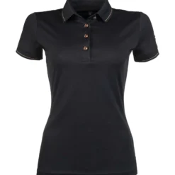 HKM Poloshirt Rosegold Glamour Zwart/Rosegoud