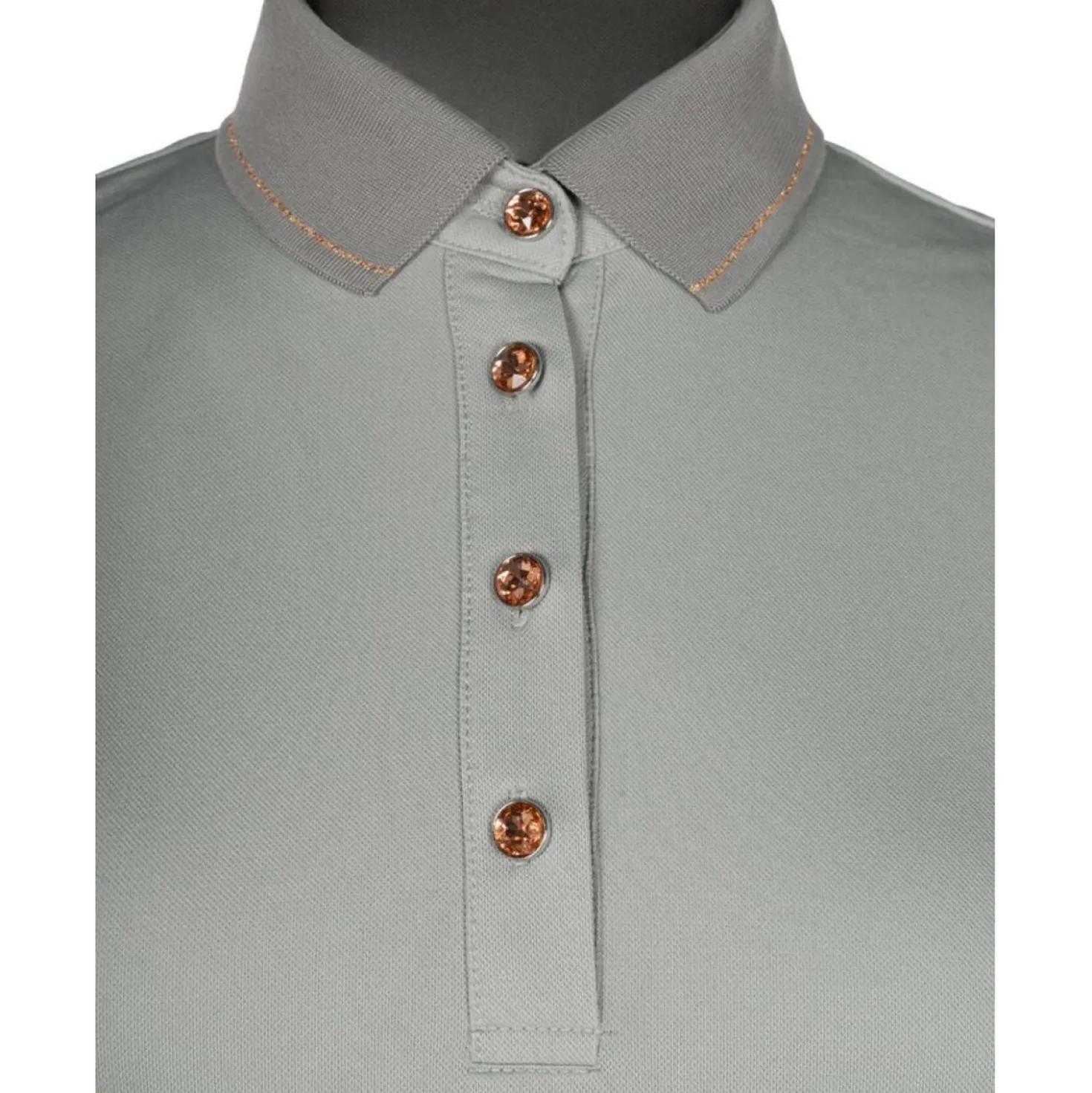 HKM Poloshirt Rosegold Glamour Roségoud