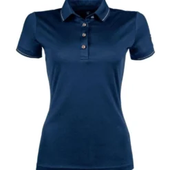 HKM Poloshirt Rosegold Glamour Donkerblauw/Rosegoud