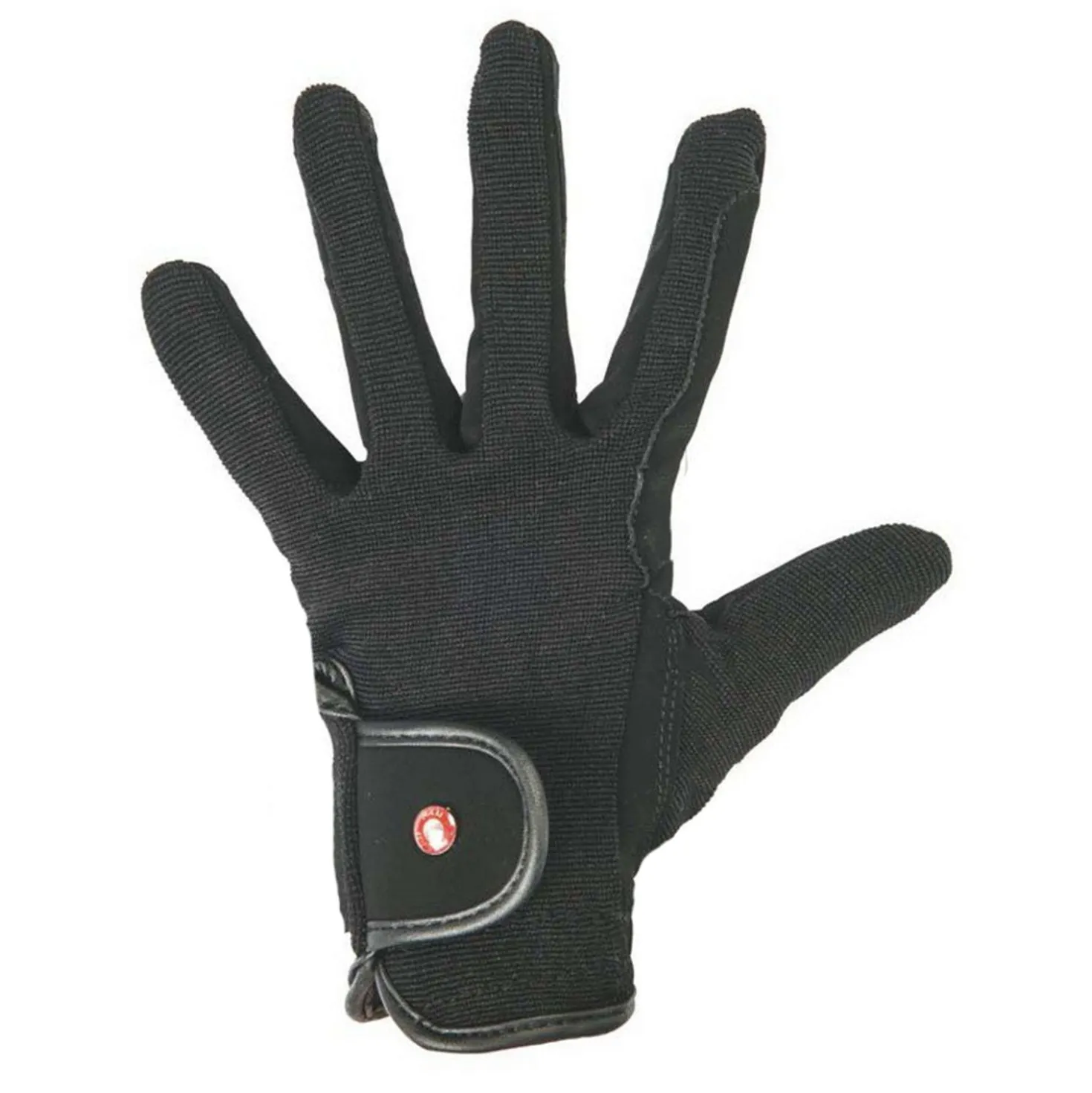 HKM Pro Team Rijhandschoenen Pro Imitatieleer Zwart
