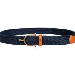 HKM Rekbare Riem Ann Donkerblauw