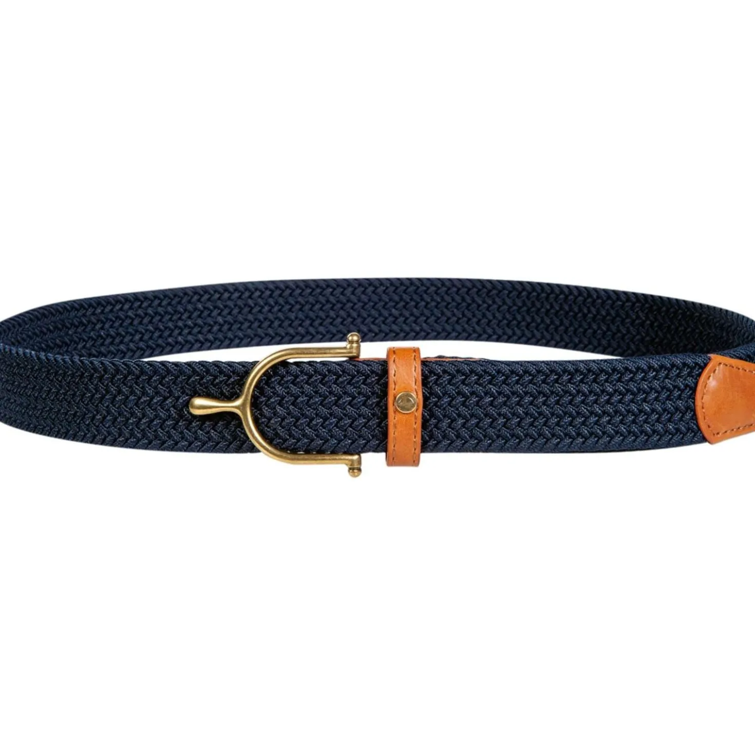 HKM Rekbare Riem Ann Donkerblauw