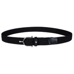 HKM Rekbare Riem Ann Zwart/Zilver
