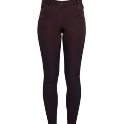 HKM Rijbroek Rosegold Glamour Full Grip Bruin/Rosegoud