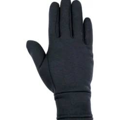 HKM Rijhandschoenen Polar Fleece Voering Zwart