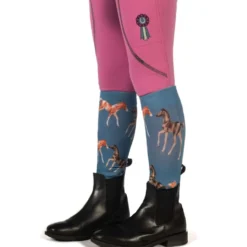 HKM Rijsokken Pony Club Rook Blauw