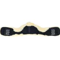 HKM Singel Lamsvel Zwart/Naturel