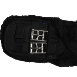 HKM Singel Lamsvel Zwart/Zwart