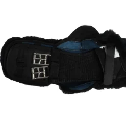 HKM Singel Lamsvel Zwart/Zwart