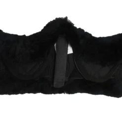HKM Singel Lamsvel Zwart/Zwart