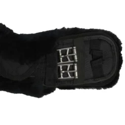 HKM Singel Lamsvel Zwart/Zwart